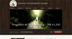 Desktop Screenshot of kanaan.org.pl